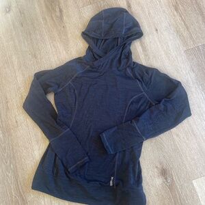 Reebok long sleeve hooded running top